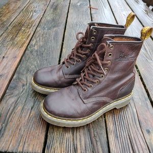 Vintage Dr. Martens Combat Boots - brown